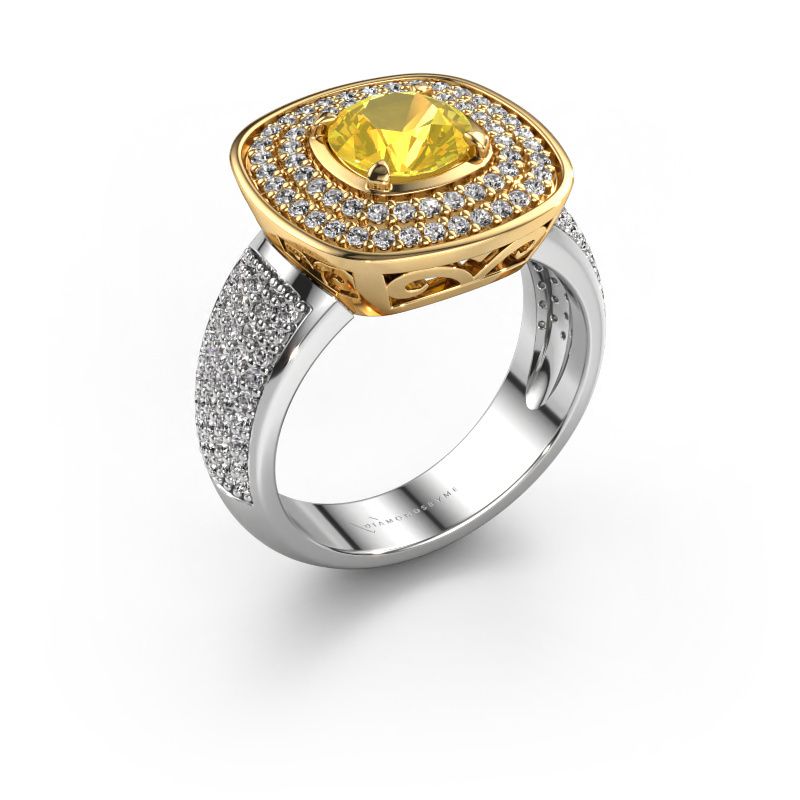 Ring Eliana 585 Gold Gelb Saphir 6 mm