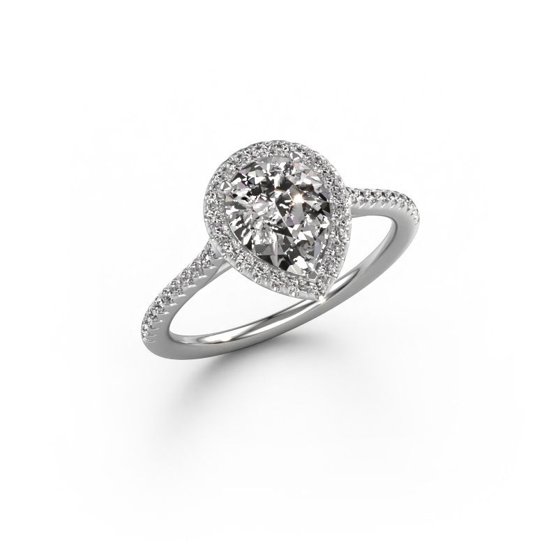 Engagement ring Seline per 2 585 white gold lab-grown diamond 0.87 crt