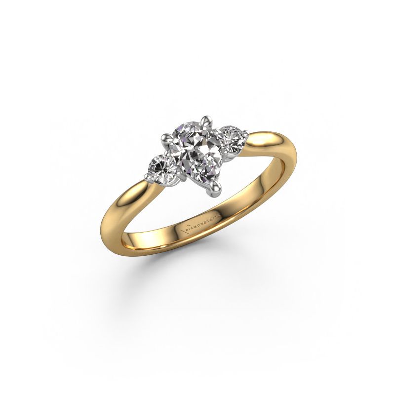Verlovingsring Lieselot PER 585 goud diamant 0.66 crt