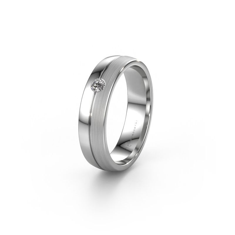 Ehering WH0201L25APM 950 Platin Zirkonia ±5x1.7 mm