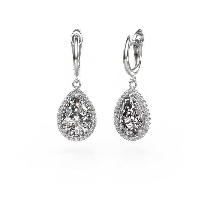 Ohrhänger Tilly per 3 950 Platin Lab-grown Diamant 6.42 crt