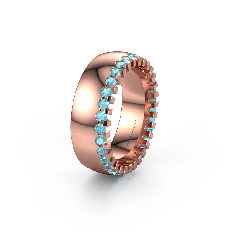 Alliance WH6120L27C 585 or rose topaze bleue ±7x2.2 mm