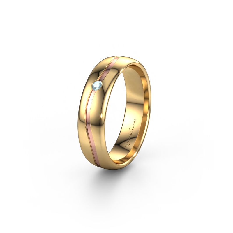 Ehering WH0905L35X 585 Gold Aquamarin ±5x1.7 mm