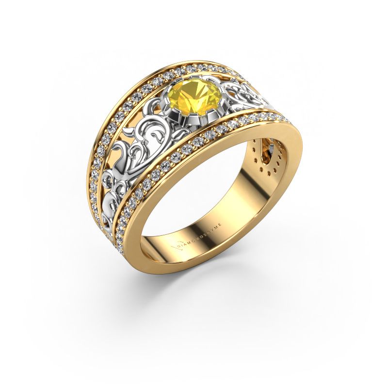 Ring Marilee 585 gold yellow sapphire 5 mm