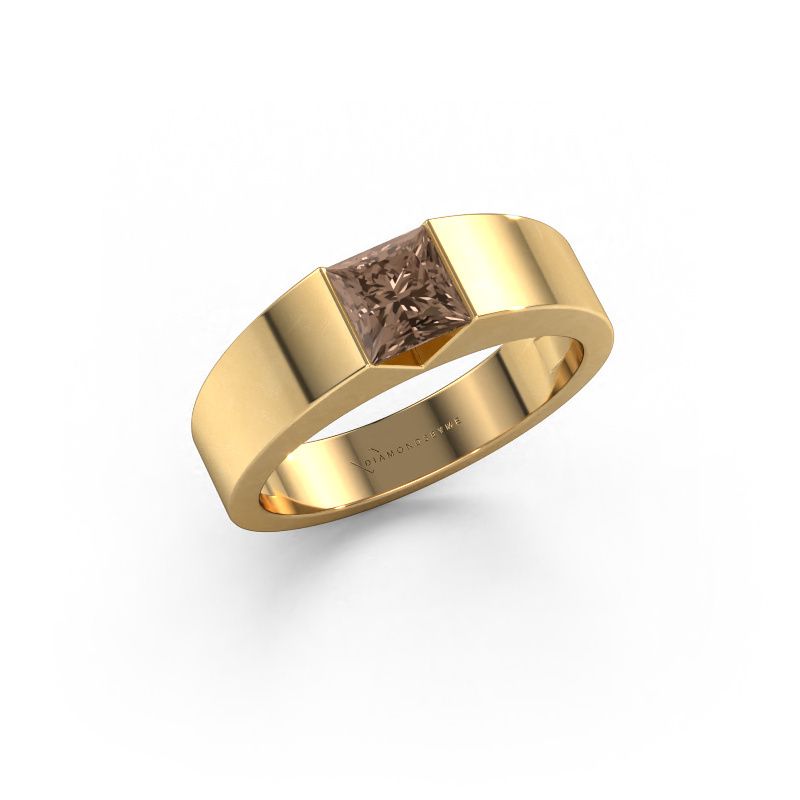 Verlobungsring Arlena 1 585 Gold Braun Diamant 0.40 crt