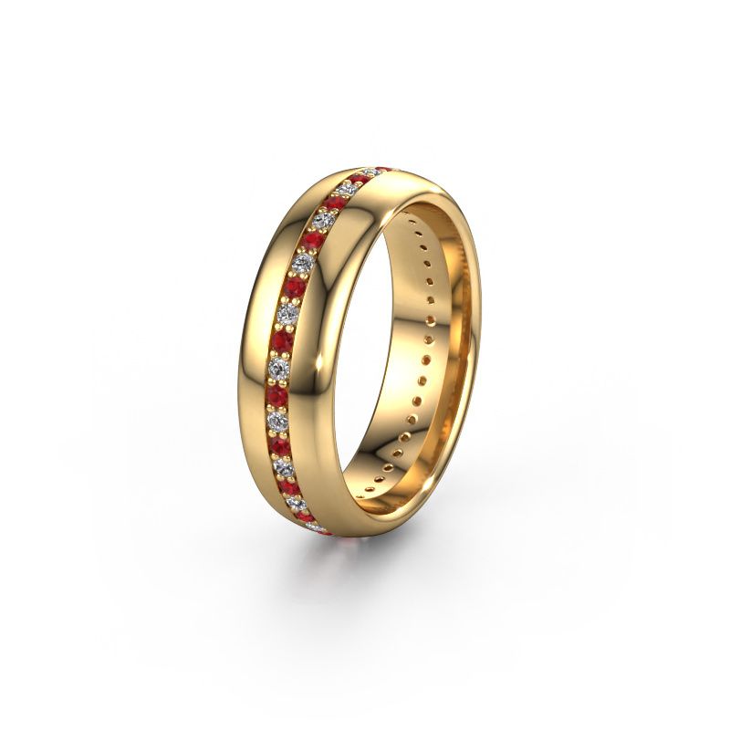 Ehering WH0103L36BP 585 Gold Rubin 1.3 mm ±6x2 mm