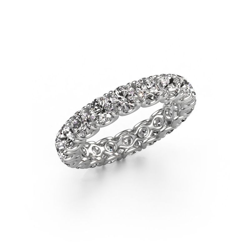 Stackable ring Estee 3.7 585 white gold zirconia 3.7 mm