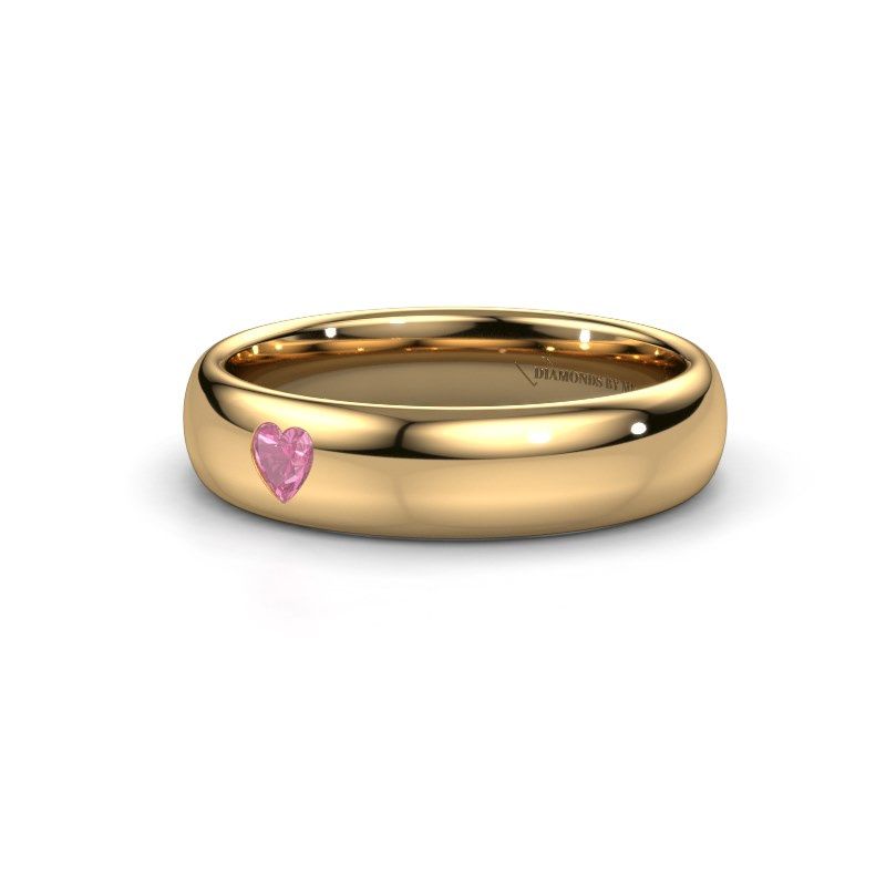 Image of Friendship ring WH0101L35BPHRT<br/>585 gold ±5x2 mm<br/>Pink sapphire