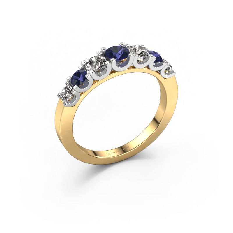 Ring Selina 3 585 gold sapphire 3.7 mm