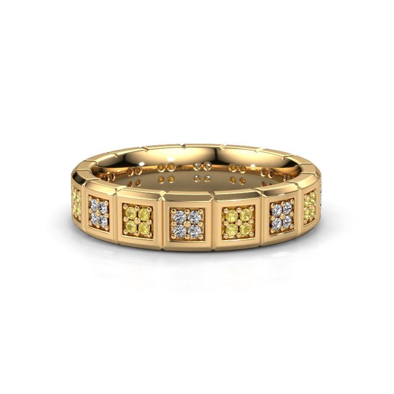 Image of Wedding ring WH2056L15DP<br/>585 gold ±5x2.4 mm<br/>Yellow sapphire