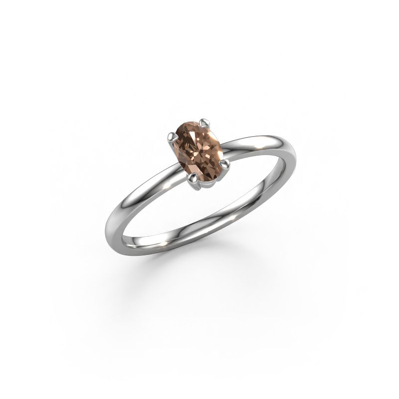 Verlobungsring Lynelle 1 950 Platin Braun Diamant 0.40 crt