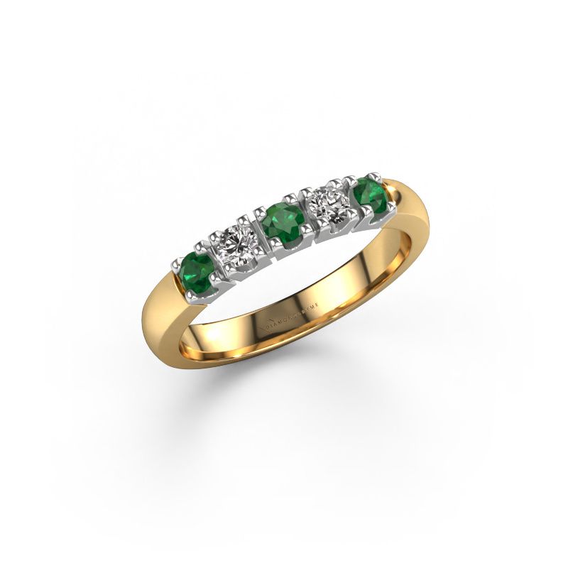 Ring Rianne 5 585 gold emerald 2.7 mm