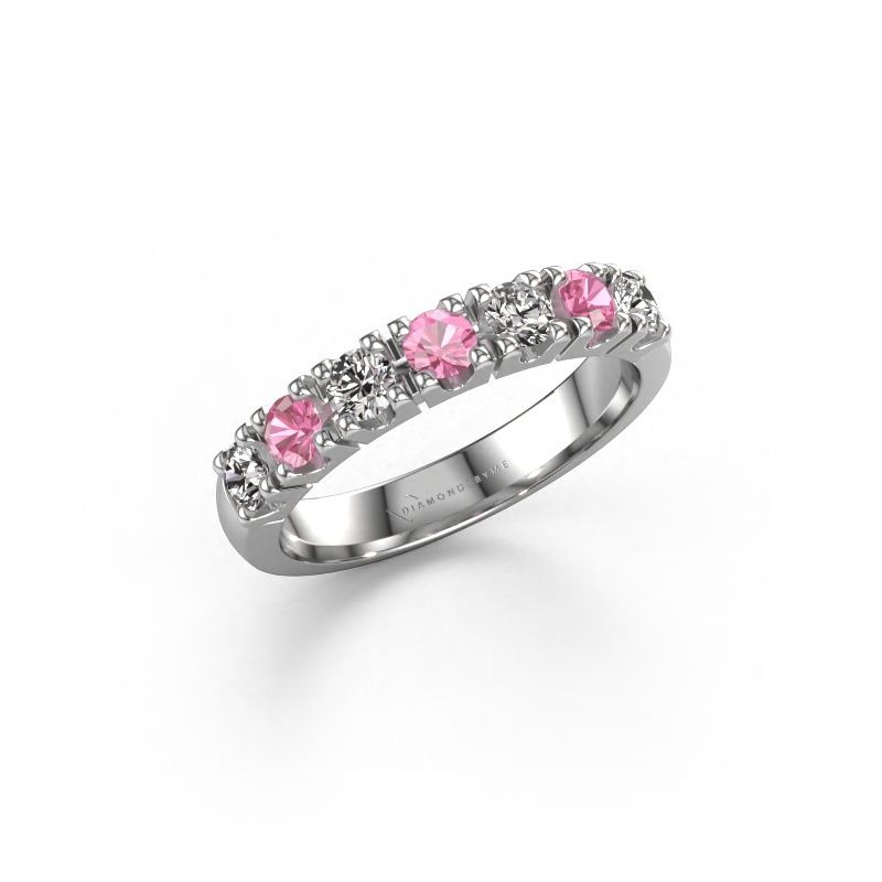Ring Rianne 7 950 Platin Pink Saphir 3 mm