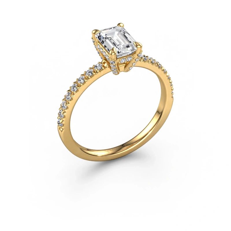 Verlovingsring Saskia EME 1 585 goud lab-grown diamant 1.15 crt
