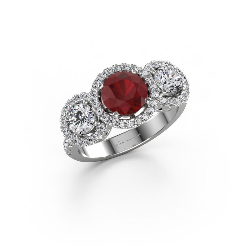 Ring Lacie 950 Platin Rubin 6.5 mm