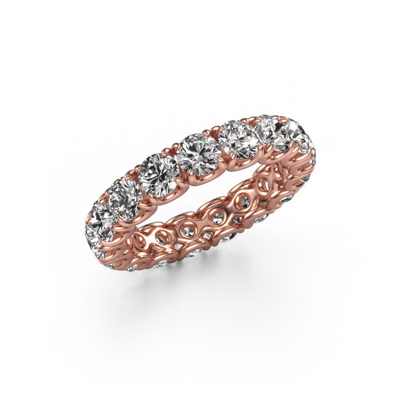 Ring Estee 4.0 585 rose gold lab grown diamond 4.00 crt