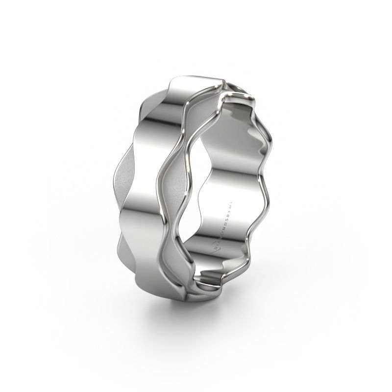 Wedding ring WH2033P 950 platinum ±0.28x0.09in