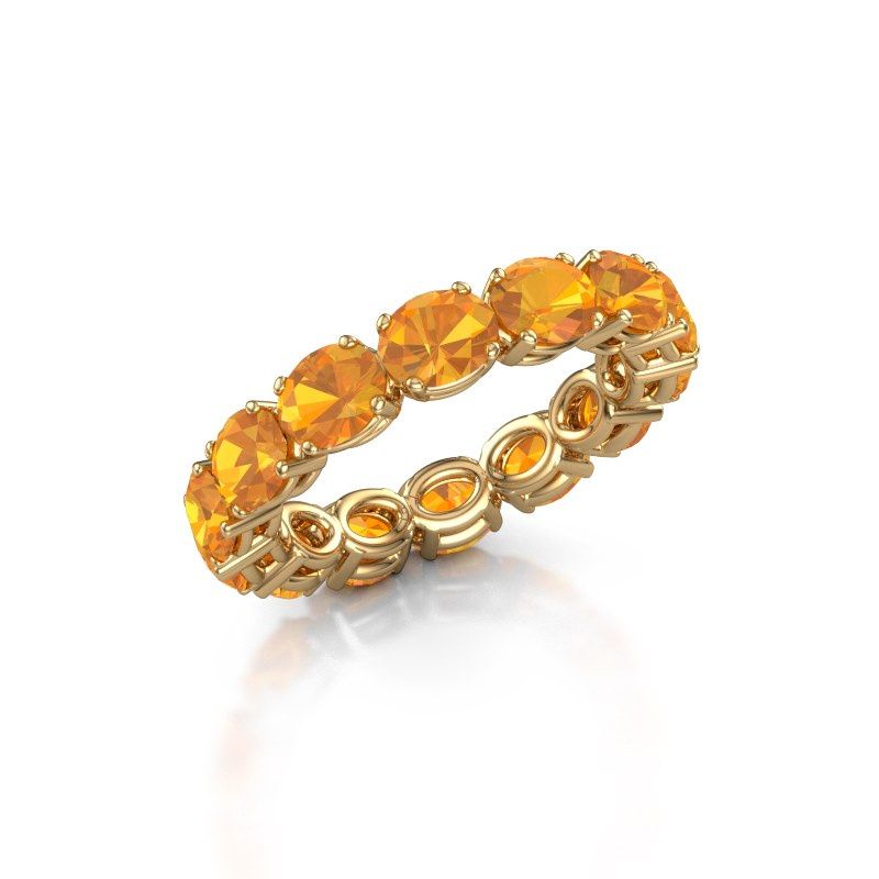 Bild von Ring vivienne ovl 5x4<br/>585 Gold<br/>Citrin 5x4 mm