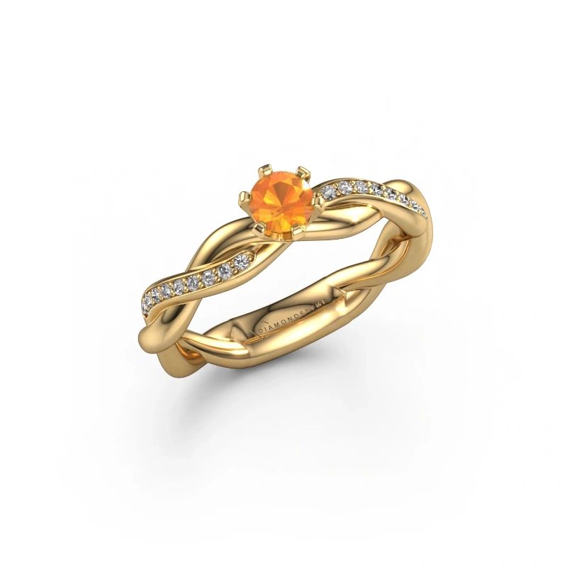 Verlovingsring Page 585 goud citrien 5.4 mm
