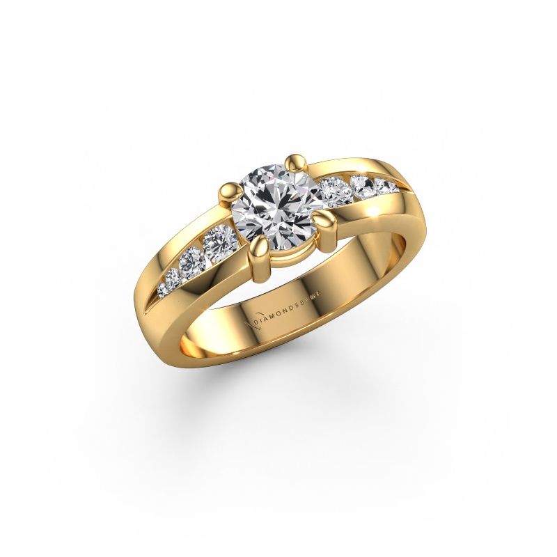 Engagement ring Zohra 585 gold lab grown diamond 0.961 crt