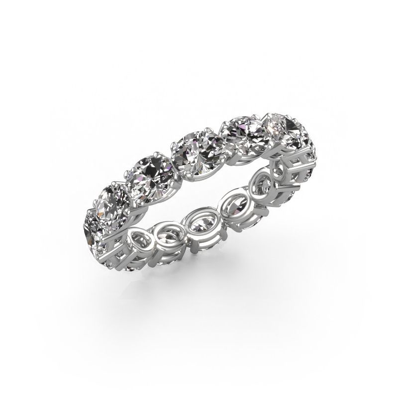 Ring Vivienne OVL 5x4 585 Weißgold Diamant 4.900 crt