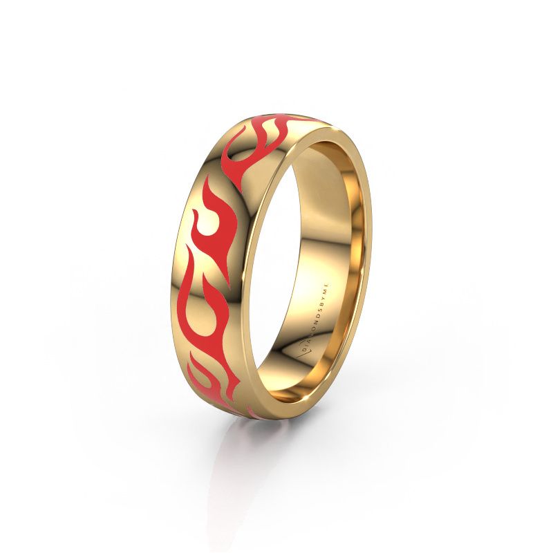 Wedding ring WH3050M26B 585 gold ±0.24x0.08 in