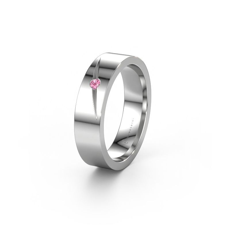 Ehering WH0170L15A 585 Weißgold Pink Saphir ±5x1.7 mm