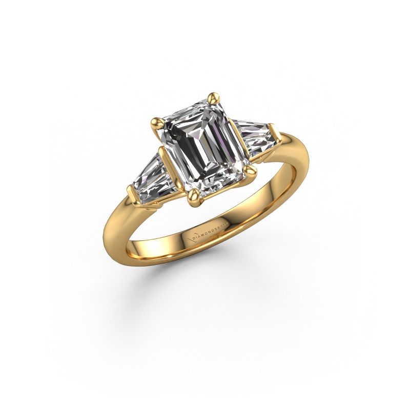 Verlovingsring Kina EME 585 goud diamant 1.22 crt