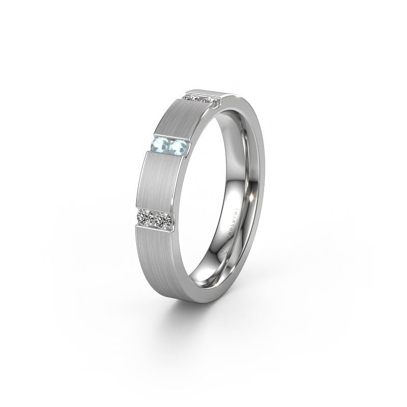 Alliance WH2133L14BM 950 platine aigue-marine ±4x2.2 mm