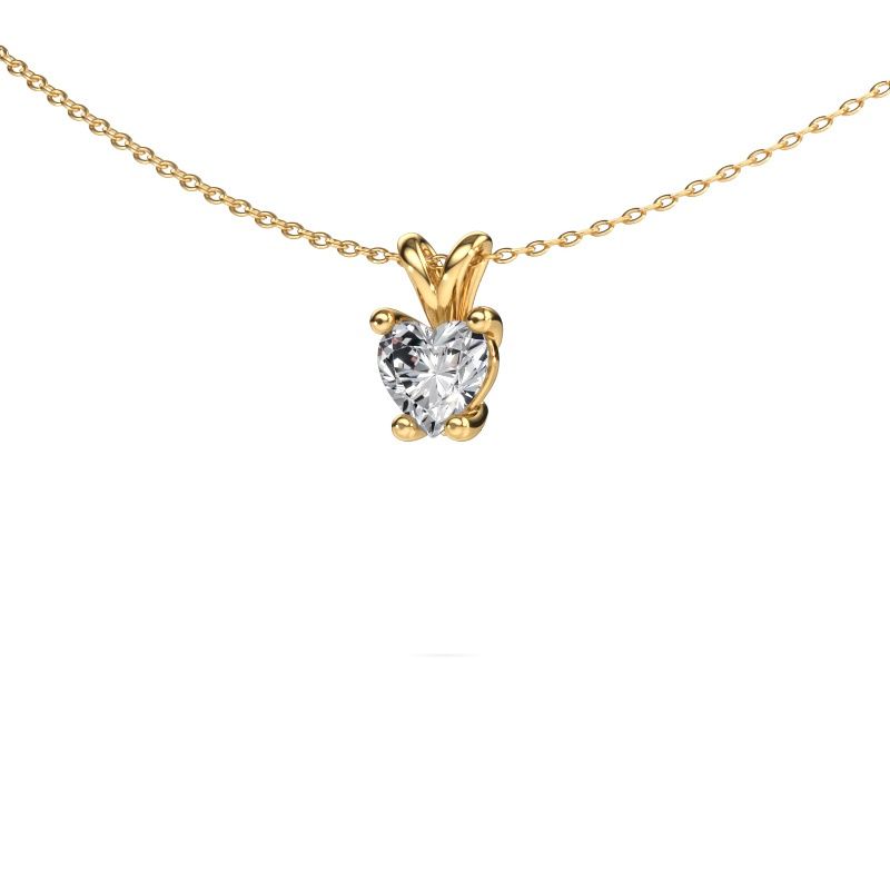 Pendant Sam Heart 585 gold diamond 0.80 crt