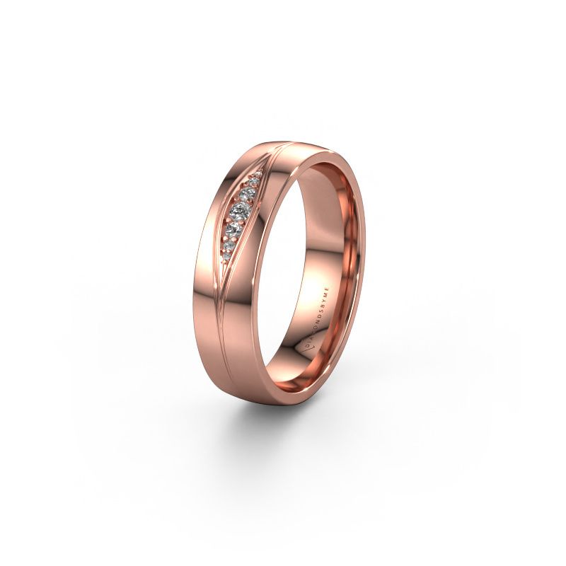 Ehering WH0133L25AP 585 Roségold Diamant ±5x1.7 mm