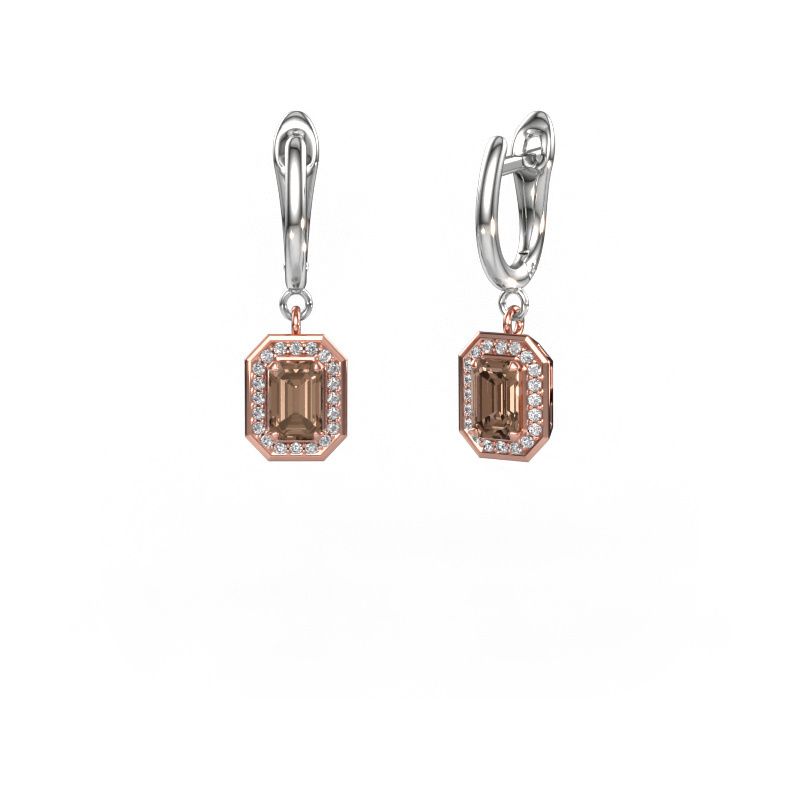 Ohrhänger Dodie 1 585 Roségold Braun Diamant 0.70 crt