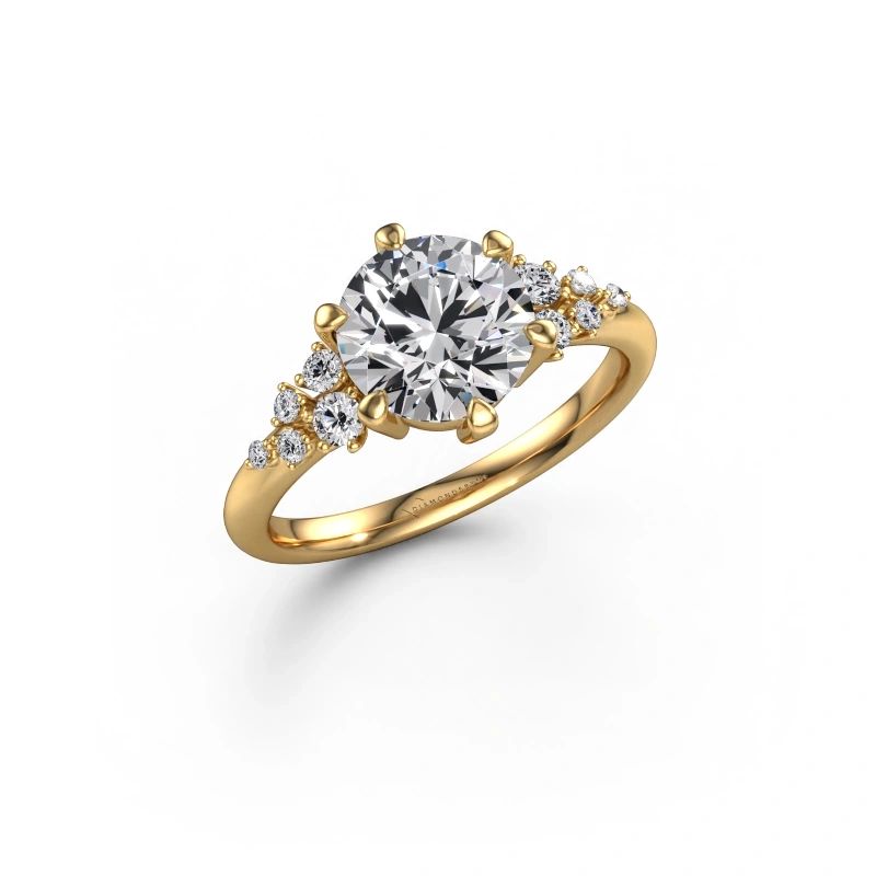 Engagement ring Royce RND 585 gold lab grown diamond 2.00 crt