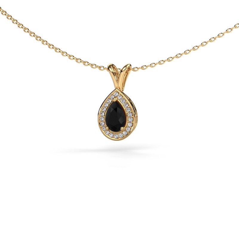 Pendant Ginger 585 gold black diamond 1.11 crt