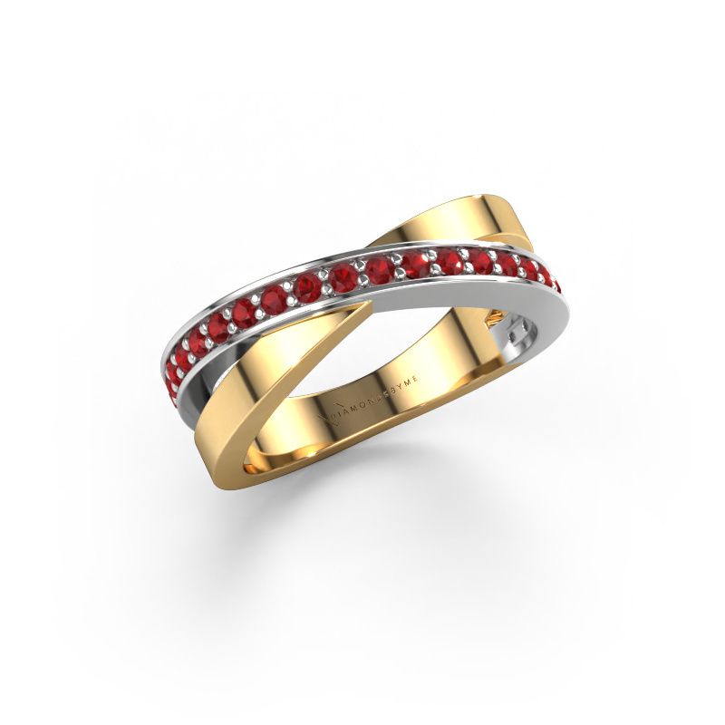Ring Essie 585 gold ruby 1.5 mm