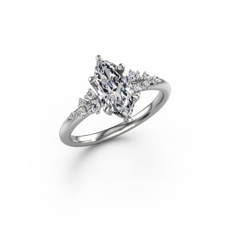 Ring Royce MRQ 585 white gold diamond 1.383 crt