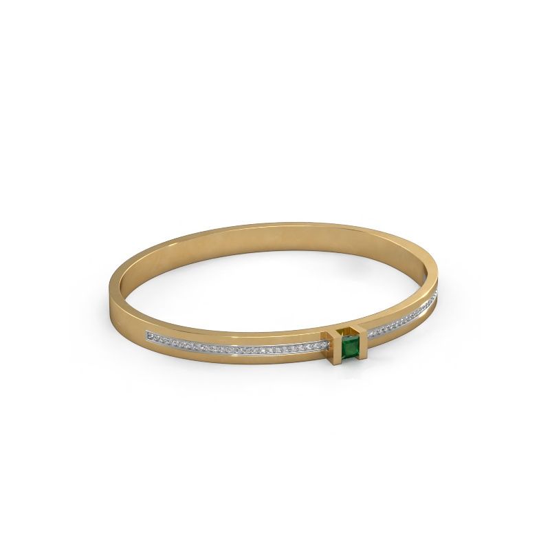 Bracelet Desire 585 or jaune emeraude 4 mm