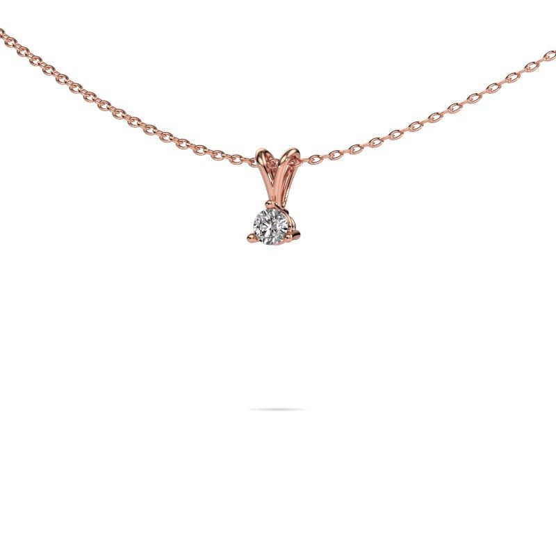 Pendant Somer 585 rose gold diamond 0.20 crt