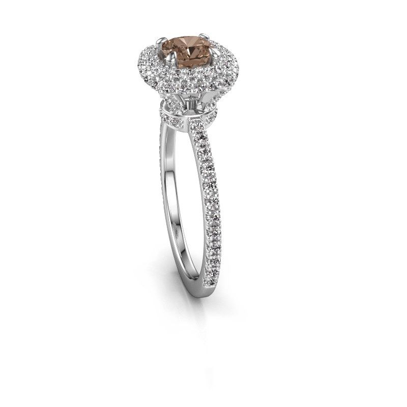 Image of Engagement ring Talitha CUS 950 platinum brown diamond 1.428 crt