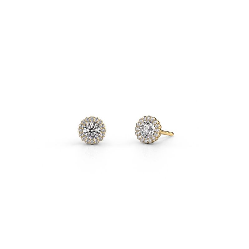 Ohrringe Queen 585 Gold Diamant 0.76 crt