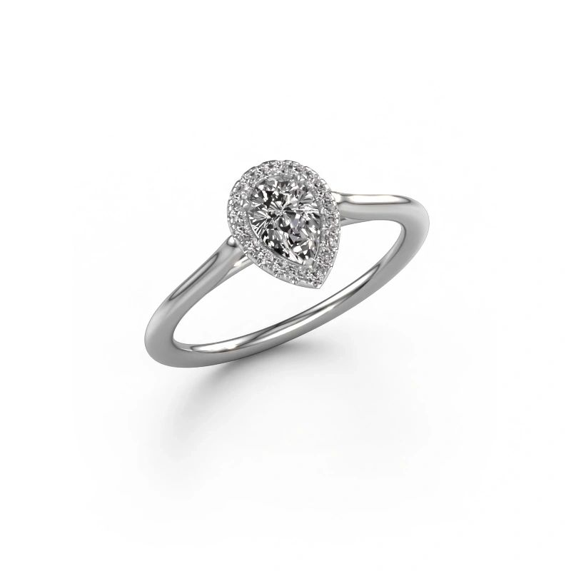 Verlobungsring Seline per 1 950 Platin Diamant 0.75 crt