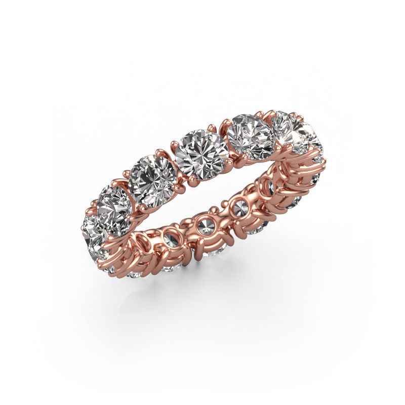 Ring Vivienne 4.7 585 rose gold lab grown diamond 5.60 crt