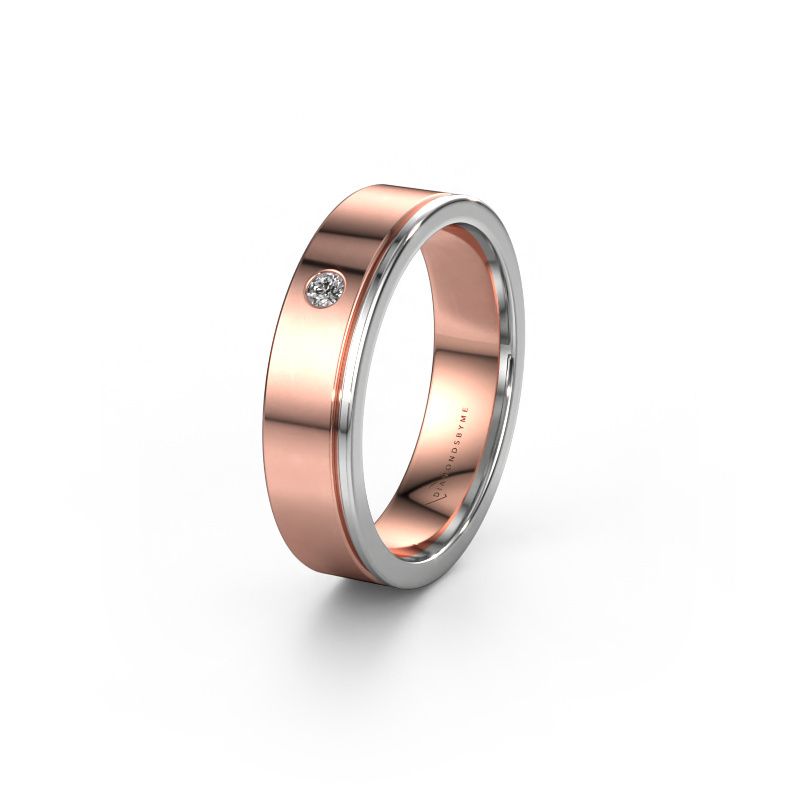 Alliance WH0501L15AP 585 or rose diamant synthétique ±5x1.7 mm