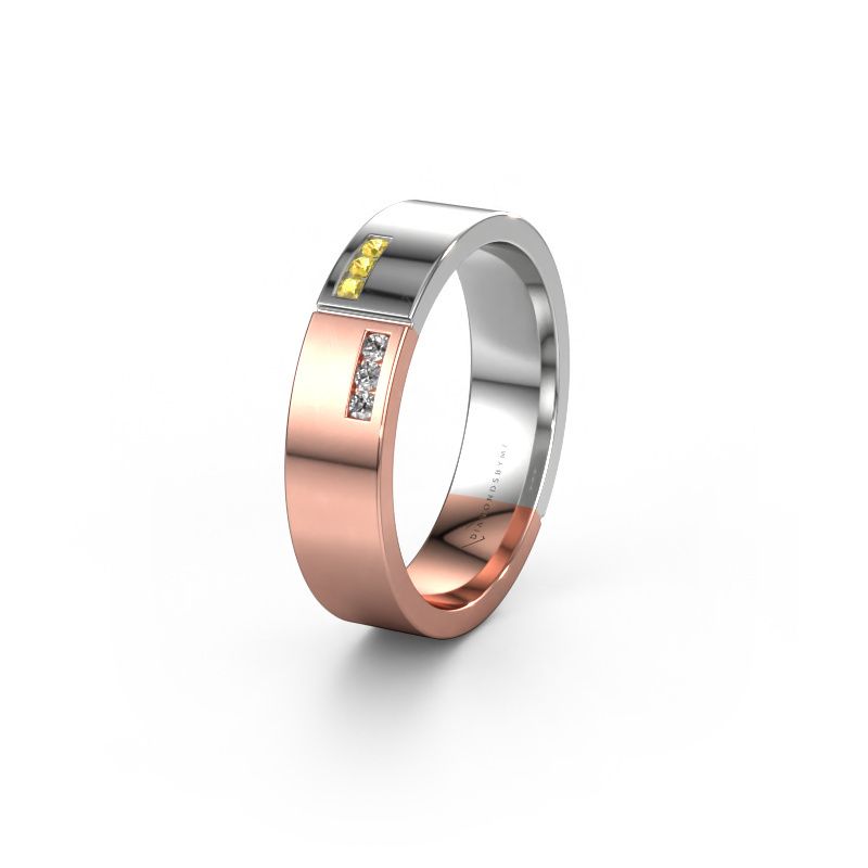 Ehering WH1106L15AP 585 Roségold Gelb Saphir ±5 x 1,7 mm