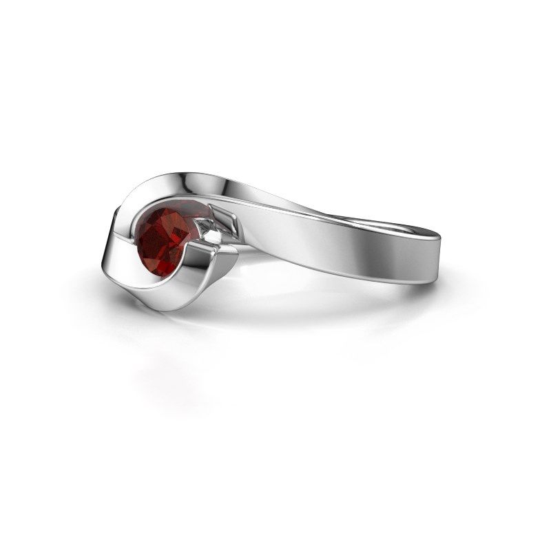 Image of Ring Sheryl<br/>950 platinum<br/>Garnet 4 mm