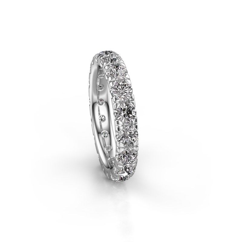Image of Stackable Ring Jackie 3.4<br/>950 platinum<br/>Lab-grown Diamond 2.700 Crt