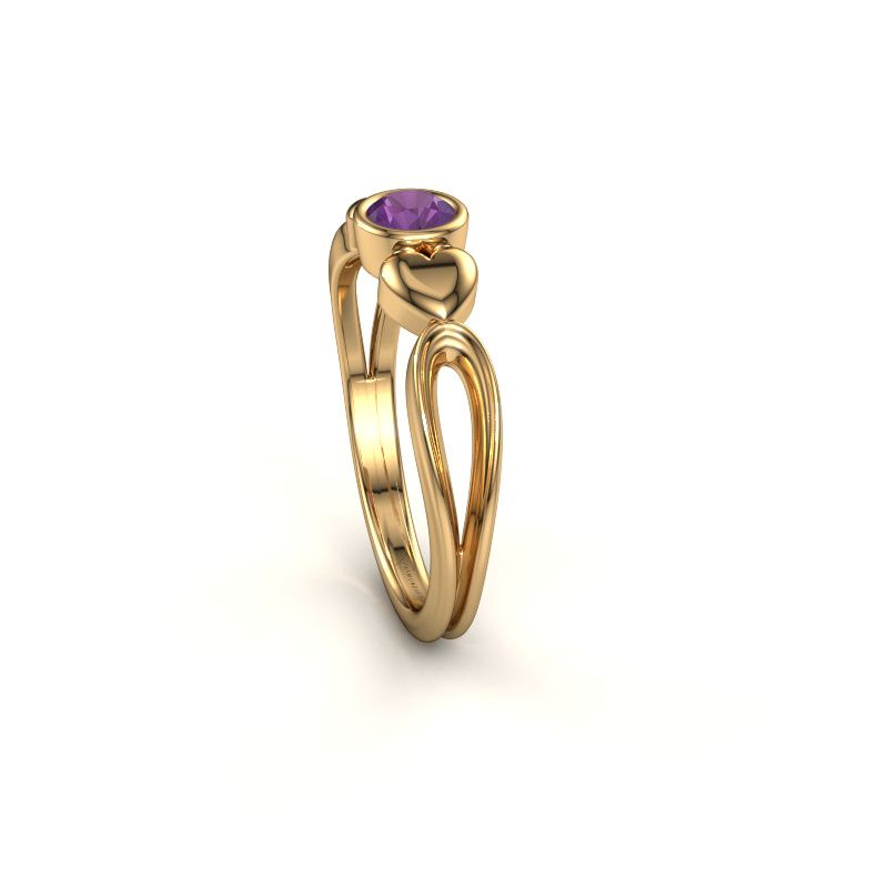 Image of Ring Lorrine 585 gold amethyst 4 mm
