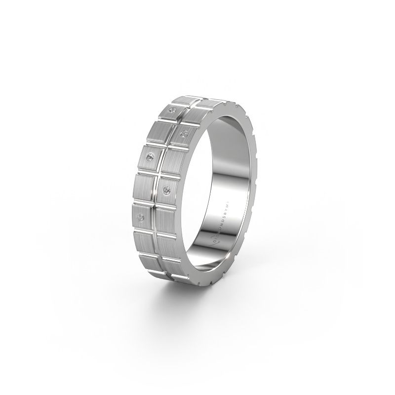 Freundschaftsring WH2011L 950 Platin Diamant ±5 x 1,8 mm