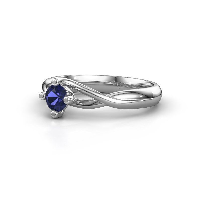 Image of Ring Paulien<br/>950 platinum<br/>Sapphire 4.2 mm