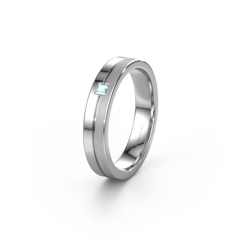 Alliance WH0201L14ASQPM 950 platine aigue-marine ±4x1.7 mm
